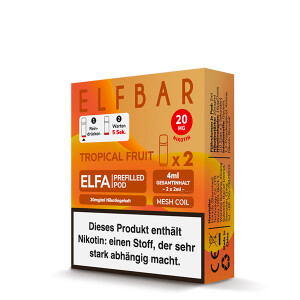 2er Pack Elfbar ELFA CP Prefilled Pod - Tropical Fruit