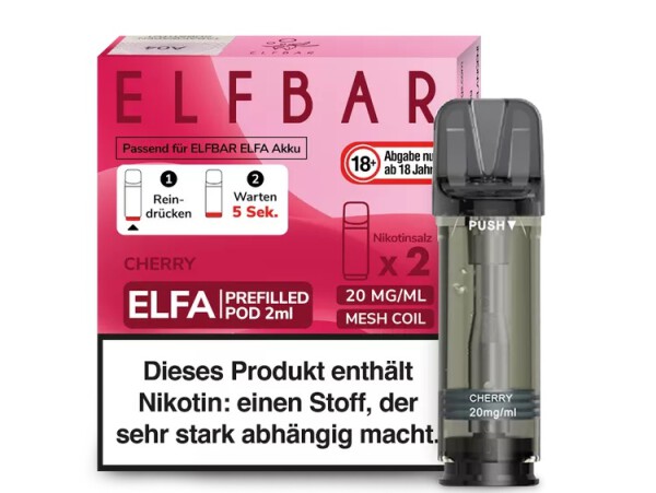 2er Pack Elfbar ELFA CP Prefilled Pod - Cherry