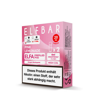 2er Pack Elfbar ELFA CP Prefilled Pod - Pink Lemonade