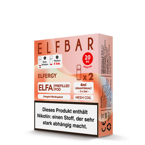 2er Pack Elfbar ELFA CP Prefilled Pod - Elfergy
