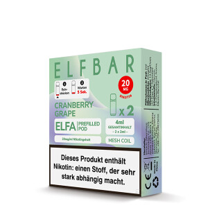 2er Pack Elfbar ELFA CP Prefilled Pod - Cranberry Grape