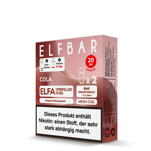 2er Pack Elfbar ELFA CP Prefilled Pod - Cola