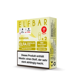 2er Pack Elfbar ELFA CP Prefilled Pod - Banana