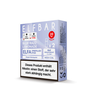 2er Pack Elfbar ELFA CP Prefilled Pod - Blueberry Razz...