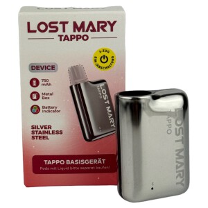 Lost Mary Tappo Basisgerät in Silver Stainless Steel