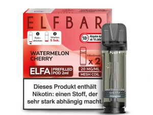 2er Pack Elfbar ELFA CP Prefilled Pod - Watermelon Cherry...