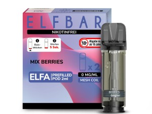 Elfbar ELFA - Mix Berries 0mg Nikotin - 2er Pack -...