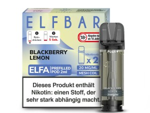 2er Pack Elfbar ELFA CP Prefilled Pod - Blackberry Lemon