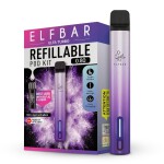 Elfbar ELFA TURBO Basisgerät Refillable POD-KIT in Aurora Purple