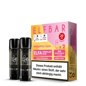 2er Pack Elfbar ELFA CP Prefilled Pod - Pineapple Acai
