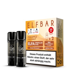 2er Pack Elfbar ELFA CP Prefilled Pod - Pineapple Coconut