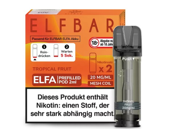 2er Pack Elfbar ELFA CP Prefilled Pod - Hazelnut Coffee